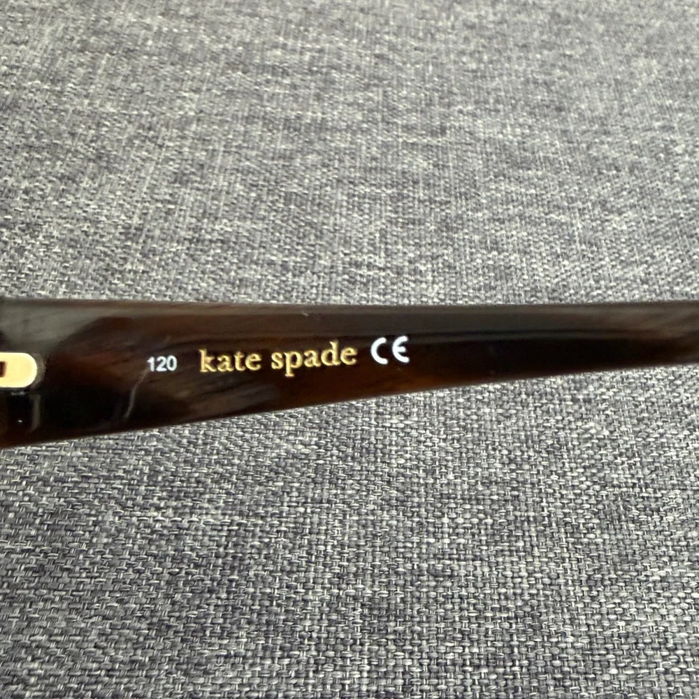 Kate Spade Brown Diana/S Rectangle Sunglasses and Case FA6 Y6 54.17 120 1-3